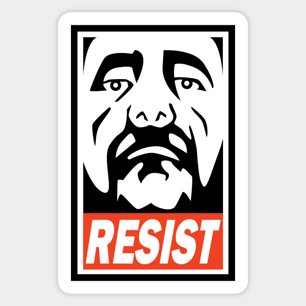 RESIST Sticker by zxmasteras